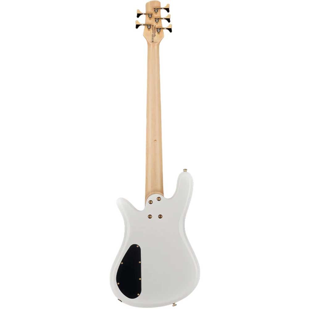 Spector Icon NS-5 ICONNS5B WH Bolt-On 5-string Bass Guitar with Gig Bag