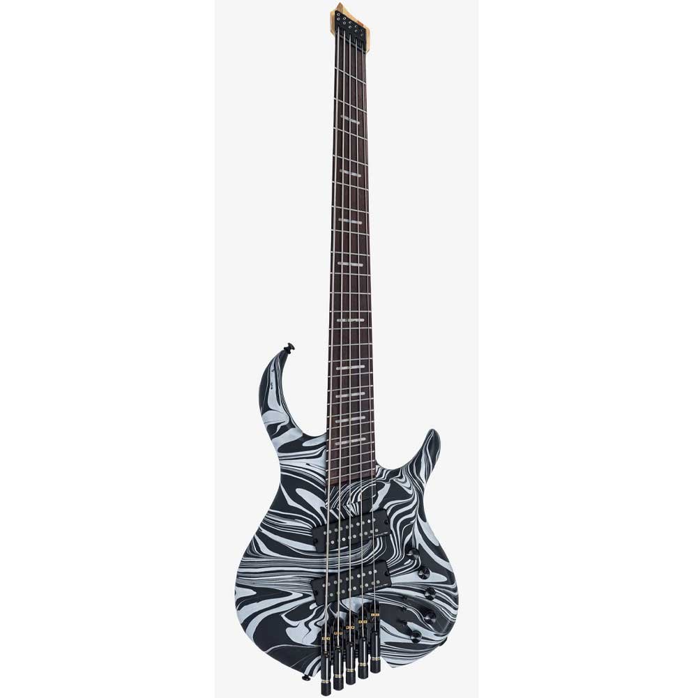 Sire Marcus Miller M6 BK Swirl 5-String Multi-Scale Headless Bass Guitar with Gig Bag