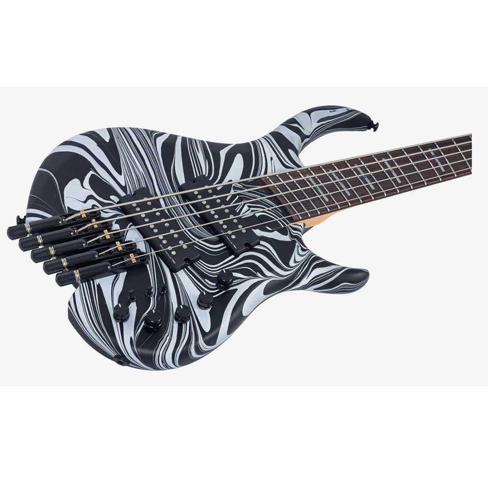 Sire Marcus Miller M6 BK Swirl 5-String Multi-Scale Headless Bass Guitar with Gig Bag