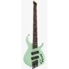 Surf Green Metallic Satin