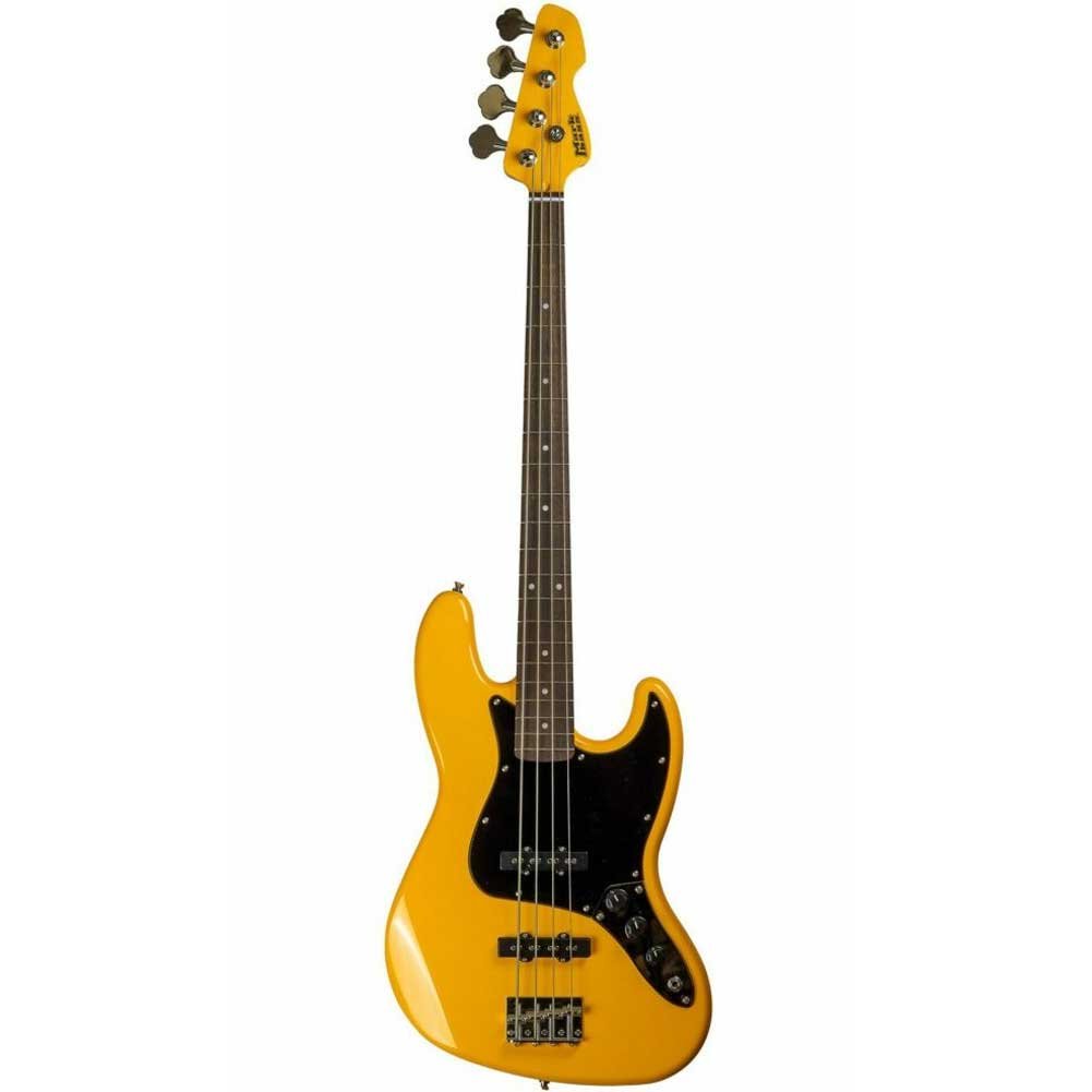 MarkBass MBB148037C MB 4 Yellow JB 4 string bass with Gig Bag
