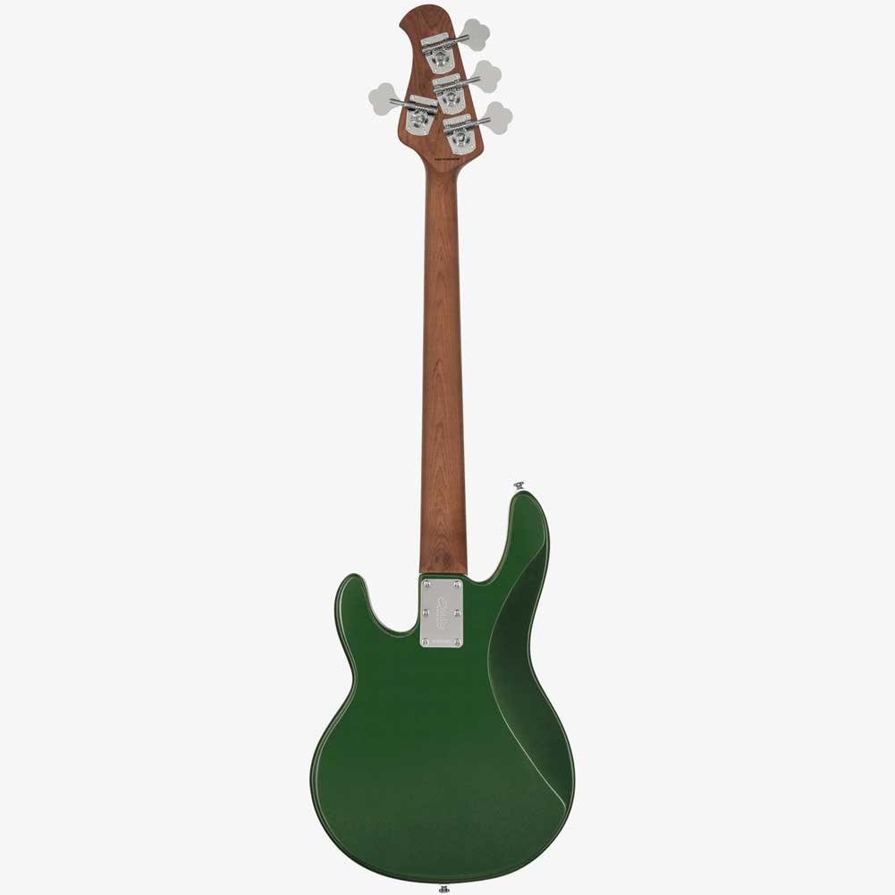Sterling ST-RAYSS4-CHG-M2-C Charging Green Short Scale by Music Man Stingray 4 String Bass Guitar