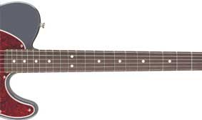 MODERN "C"-SHAPED NECK WITH 9.5" RADIUS FINGERBOARD AND MEDIUM JUMBO FRETS