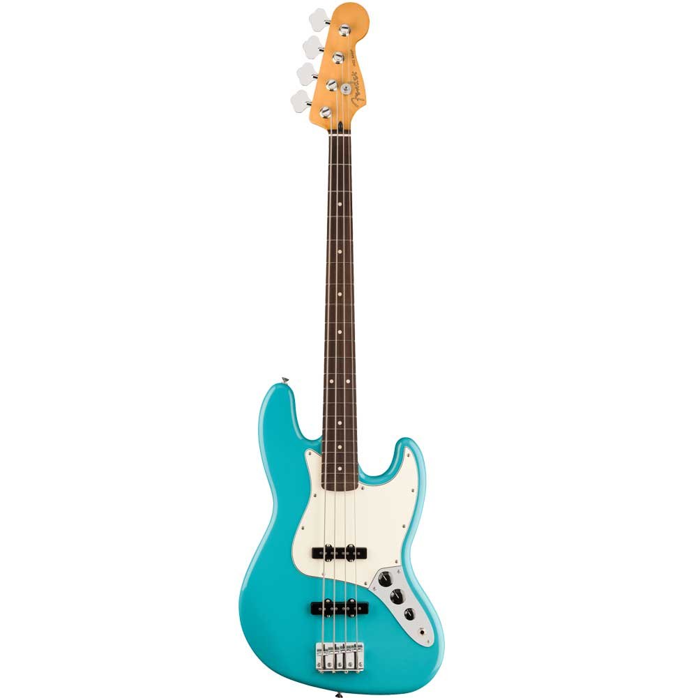 Fender Player II Jazz Bass Slab Rosewood Fingerboard JJ Bass Guitar 4 string with Gig bag Aquatone Blue 0140480518