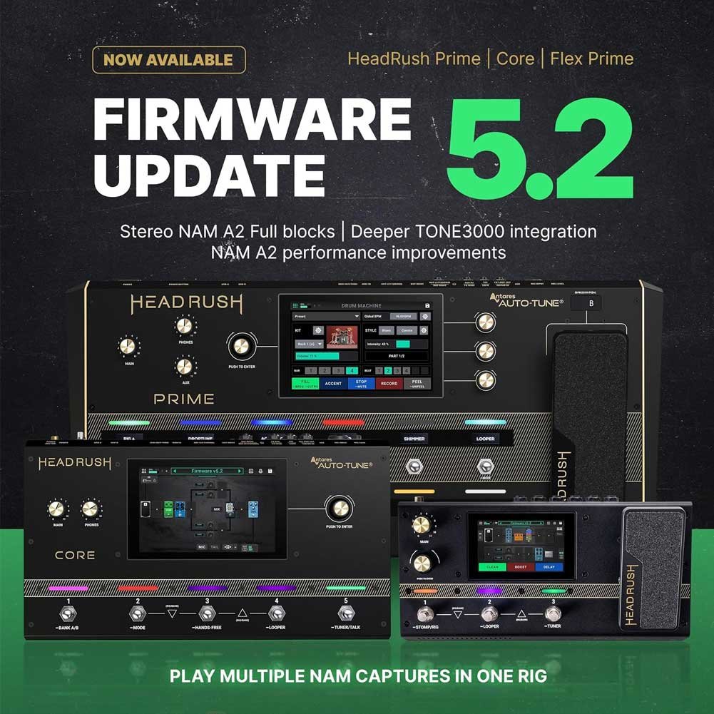 HeadRush Core The Open Tone Guitar Multi-Effects and Amp Modeler HeadRush Core The Open Tone Guitar Multi-Effects and Amp Modeler