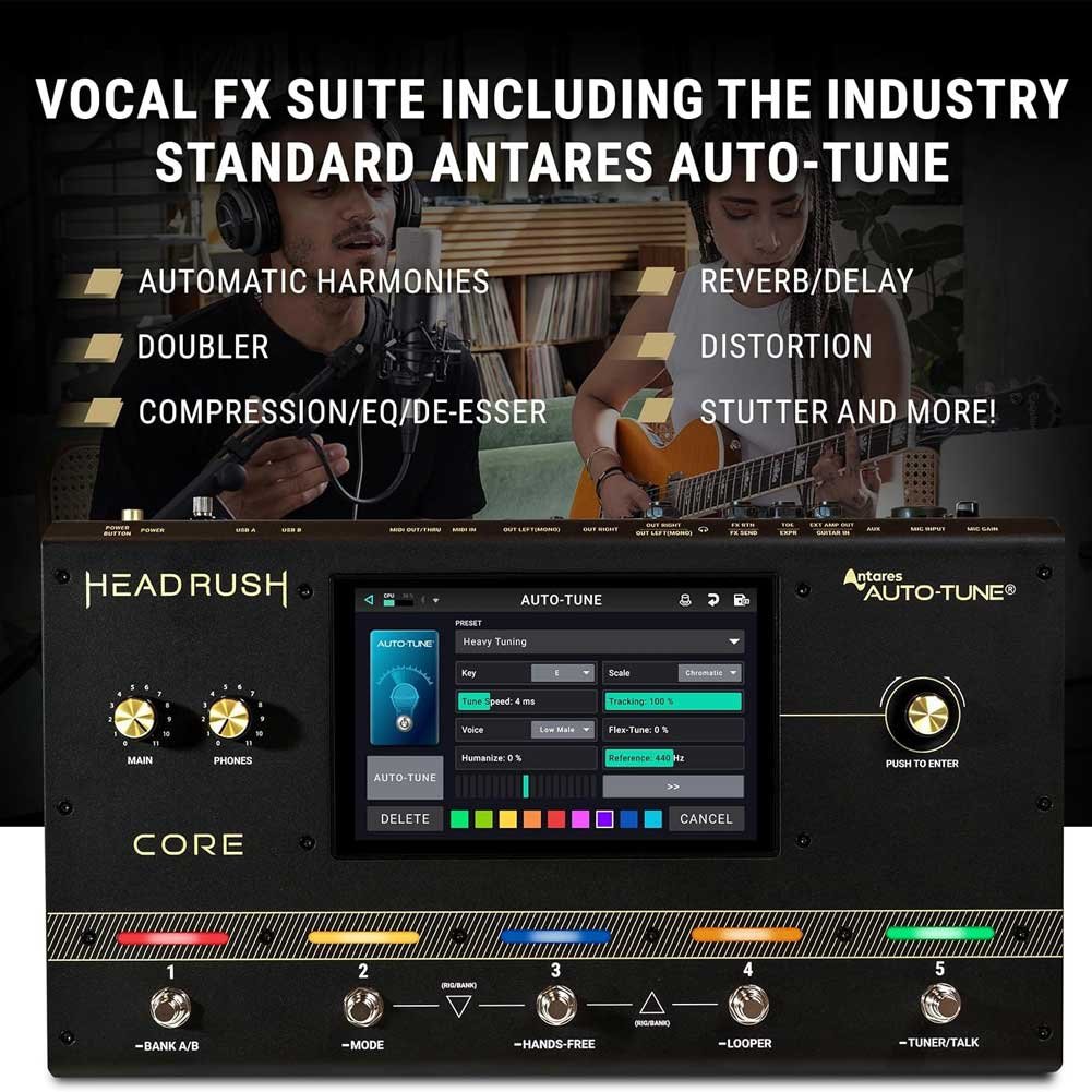 HeadRush Core The Open Tone Guitar Multi-Effects and Amp Modeler HeadRush Core The Open Tone Guitar Multi-Effects and Amp Modeler