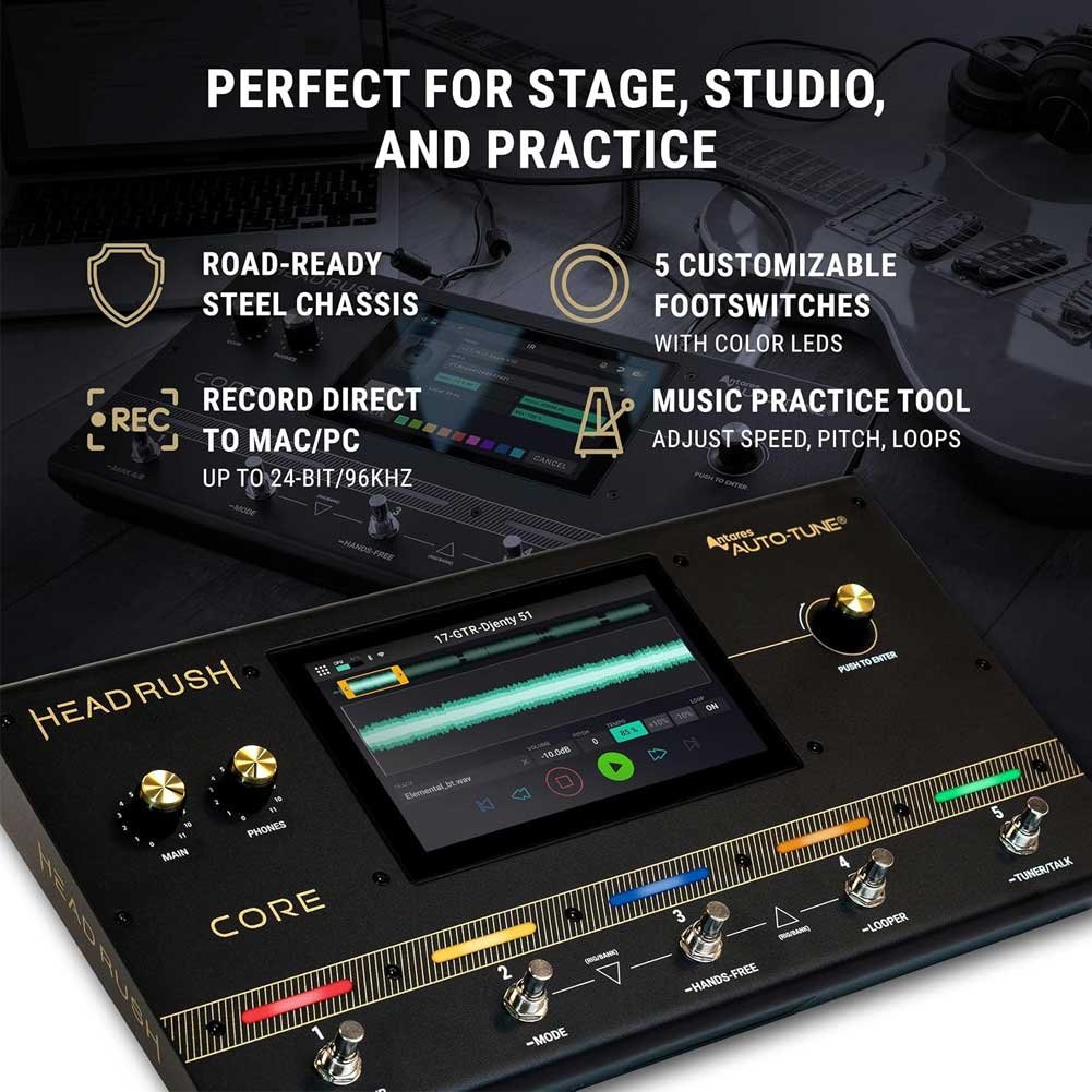 CORE-5 HeadRush Core The Open Tone Guitar Multi-Effects and Amp Modeler