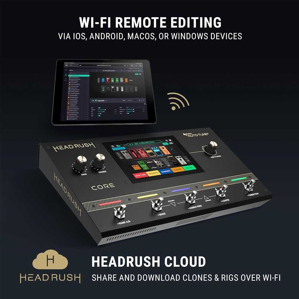 HeadRush Core The Open Tone Guitar Multi-Effects and Amp Modeler HeadRush Core The Open Tone Guitar Multi-Effects and Amp Modeler