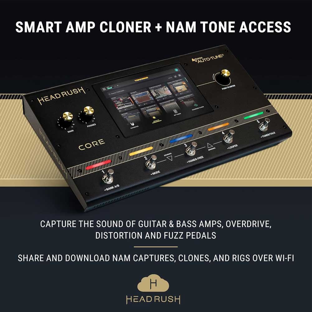 HeadRush Core The Open Tone Guitar Multi-Effects and Amp Modeler HeadRush Core The Open Tone Guitar Multi-Effects and Amp Modeler