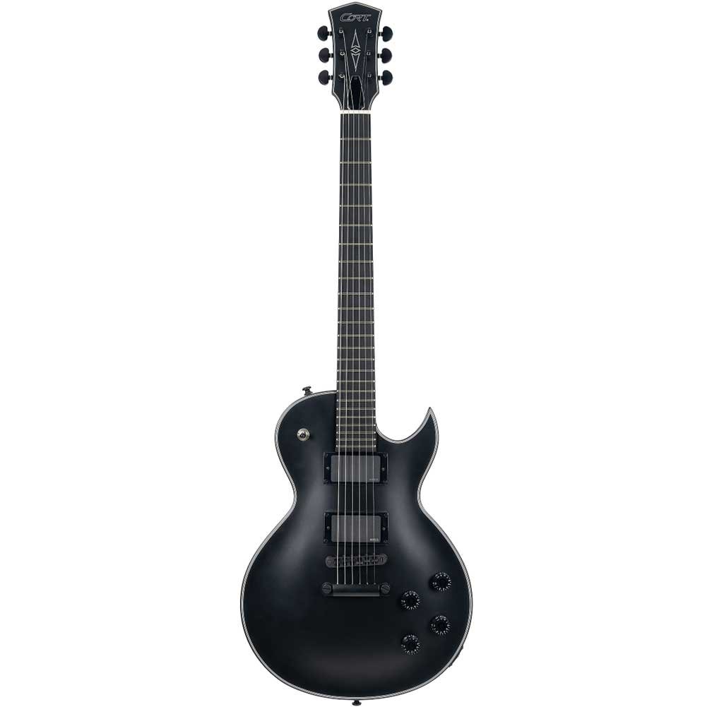 Cort CR300MT BKS Black Satin Micarta Fingerboard Electric Guitar 6 Strings with Gig Bag