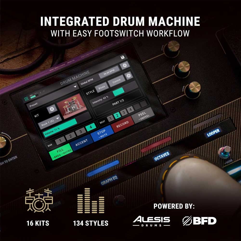 HeadRush Prime Guitar and Vocal Multi Effects Pedal and Amp Modelling Processor HeadRush Prime Guitar and Vocal Multi Effects Pedal and Amp Modelling Processor