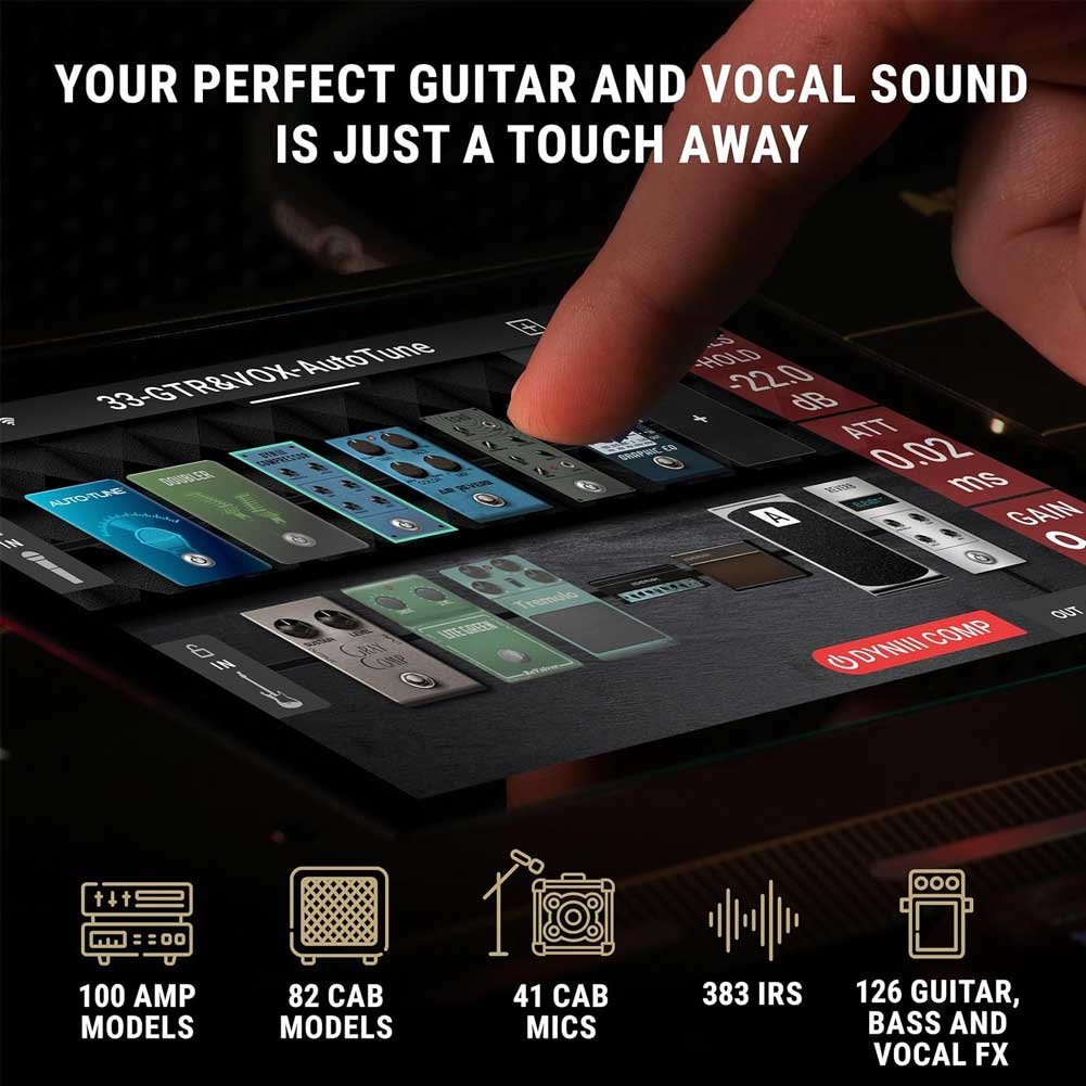 HeadRush Prime Guitar and Vocal Multi Effects Pedal and Amp Modelling Processor HeadRush Prime Guitar and Vocal Multi Effects Pedal and Amp Modelling Processor