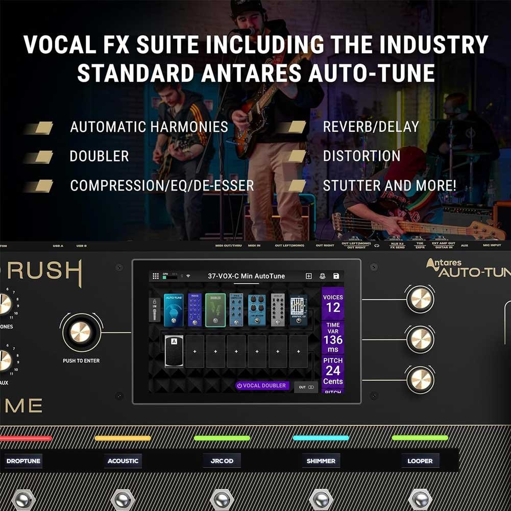 HeadRush Prime Guitar and Vocal Multi Effects Pedal and Amp Modelling Processor HeadRush Prime Guitar and Vocal Multi Effects Pedal and Amp Modelling Processor