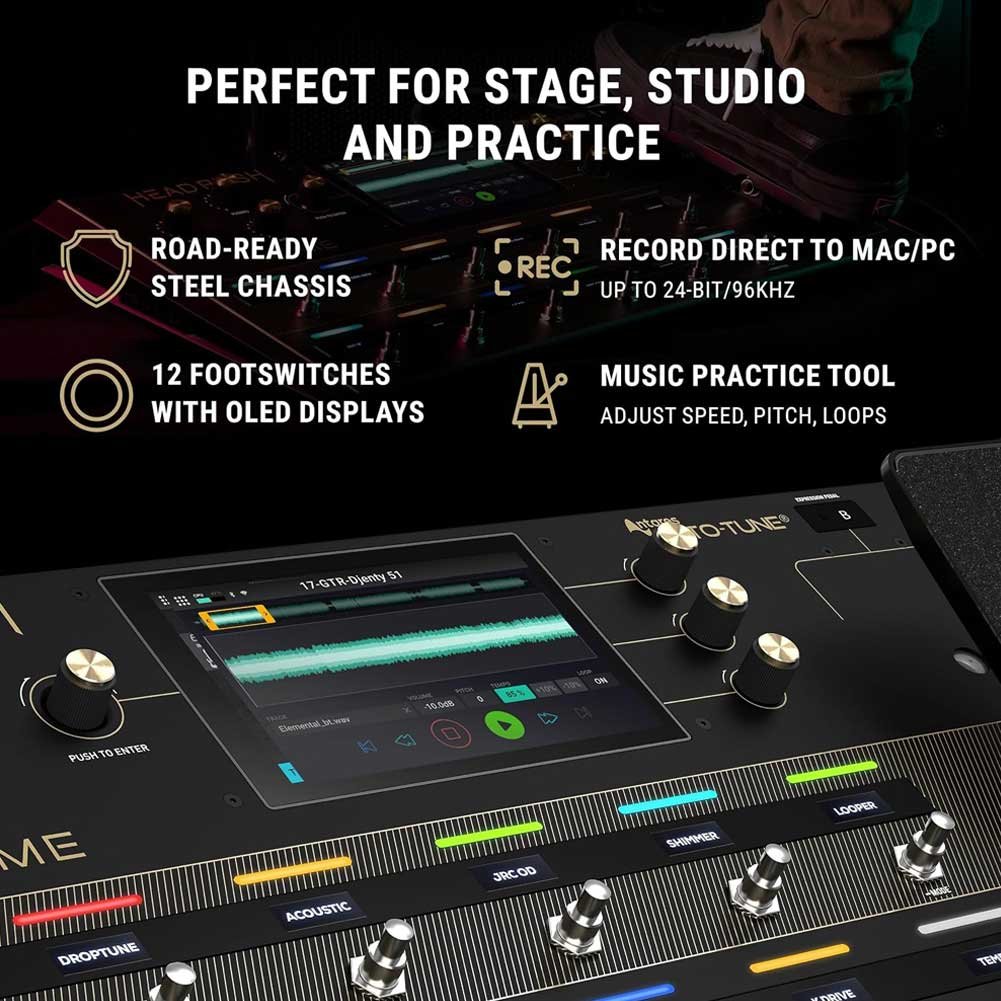 HeadRush Prime Guitar and Vocal Multi Effects Pedal and Amp Modelling Processor HeadRush Prime Guitar and Vocal Multi Effects Pedal and Amp Modelling Processor