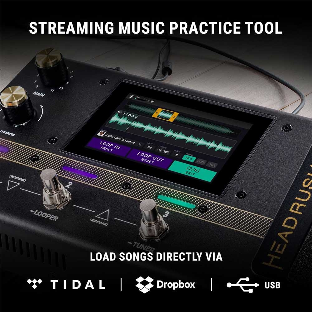 HeadRush Flex Prime Guitar Multi Effects Pedal and Amp Modelling Processor HeadRush Flex Prime Guitar Multi Effects Pedal and Amp Modelling Processor
