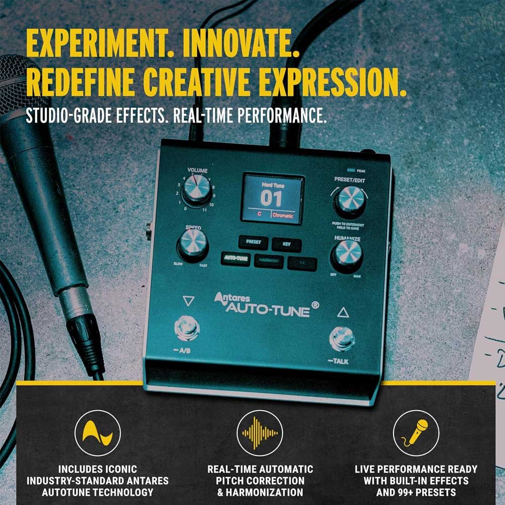 Headrush VX5 Vocal Effects Pedal with Antares AutoTune Headrush VX5 Vocal Effects Pedal with Antares AutoTune