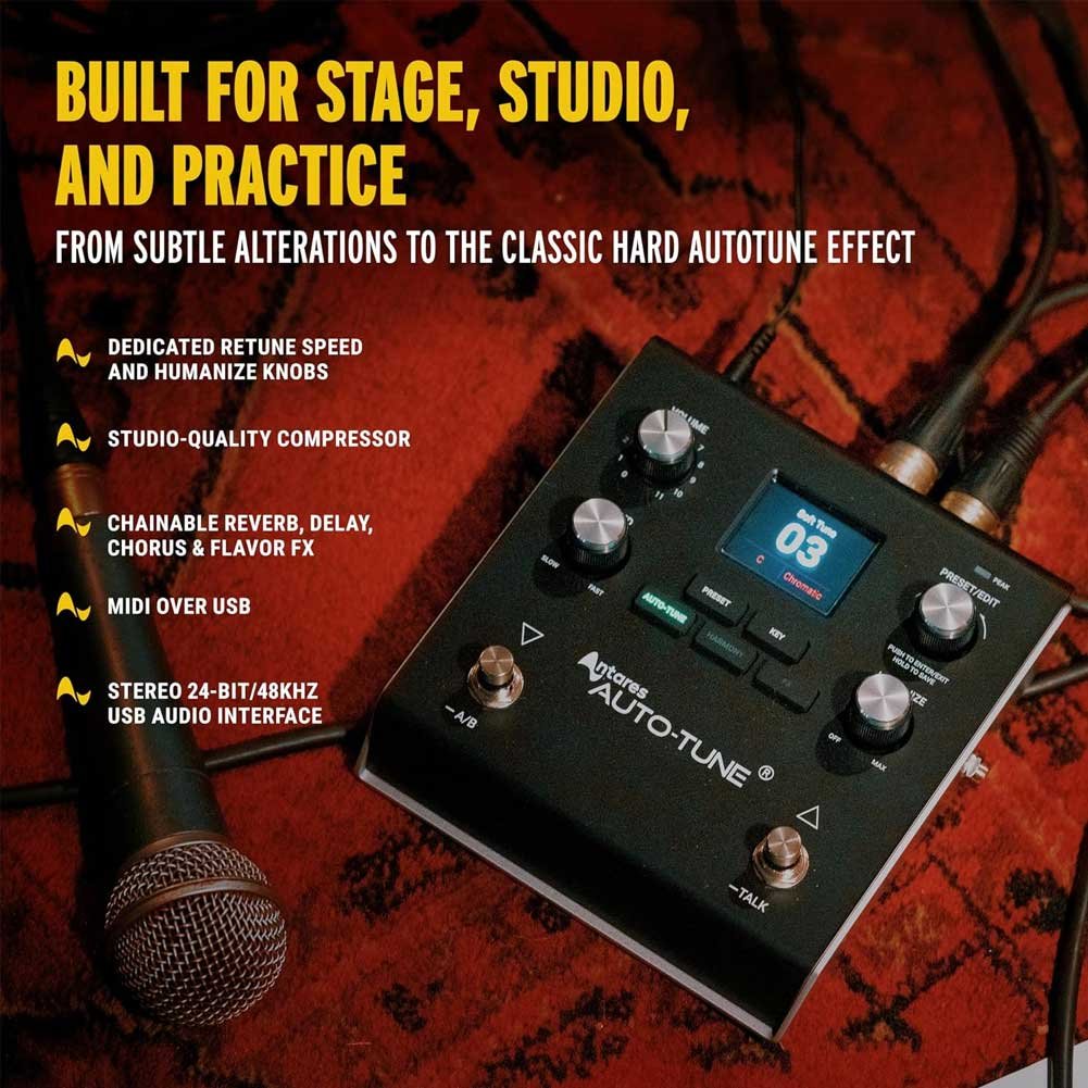 Headrush VX5 Vocal Effects Pedal with Antares AutoTune Headrush VX5 Vocal Effects Pedal with Antares AutoTune
