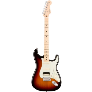 Fender American Professional Shawbucker Stratocaster Maple Fingerboard HSS Electric Guitar with Elite Molded Hardshell 3-Colour Sunburst 0113042700
