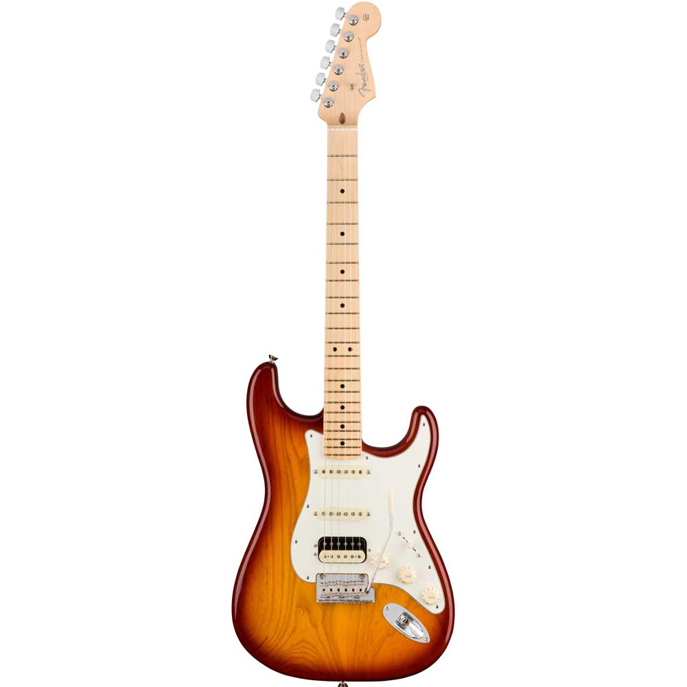 Fender American Professional Shawbucker Stratocaster Maple HSS Sienna Sunburst Electric Guitar 0113042747 Fender American Professional Shawbucker Stratocaster Maple HSS Sienna Sunburst Electric Guitar 0113042747