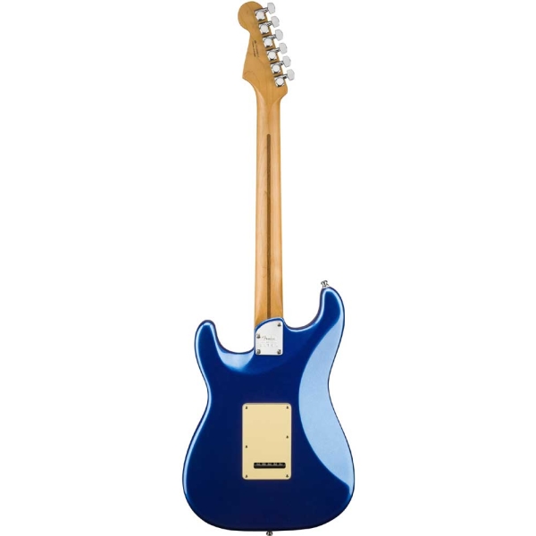 Fender American Ultra Stratocaster Maple Fingerboard SSS with Elite Molded Hardshell Case Cobra Blue 0118012795