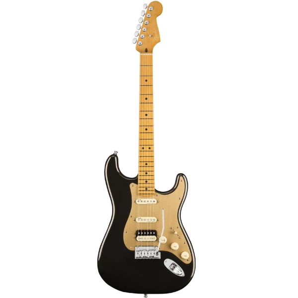Fender American Ultra Stratocaster Maple Fingerboard HSS with Elite Molded Hardshell Case Texas Tea 0118022790