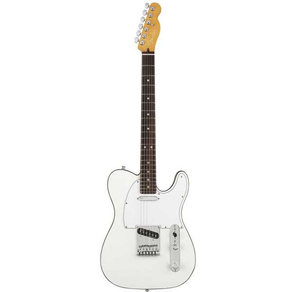 Fender American Ultra Telecaster Rosewood Fingerboard SS with Elite Molded Hardshell Case Arctic Pearl 0118030781