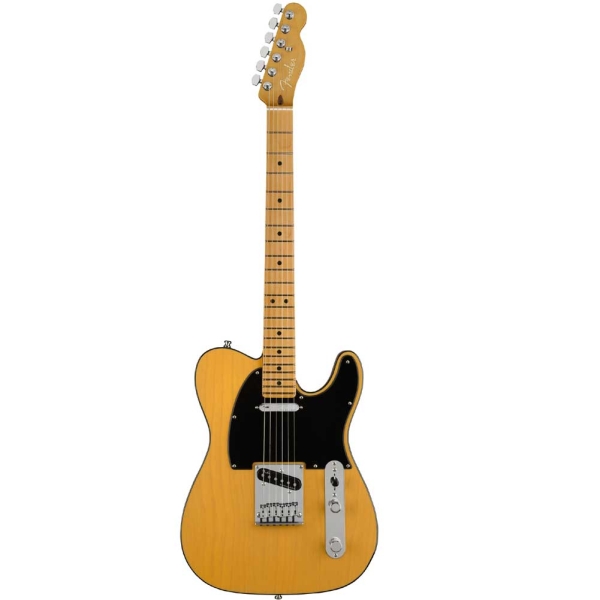 Fender American Ultra Telecaster Maple Fingerboard SS with Elite Molded Hardshell Case Butterscotch Blonde 0118032750
