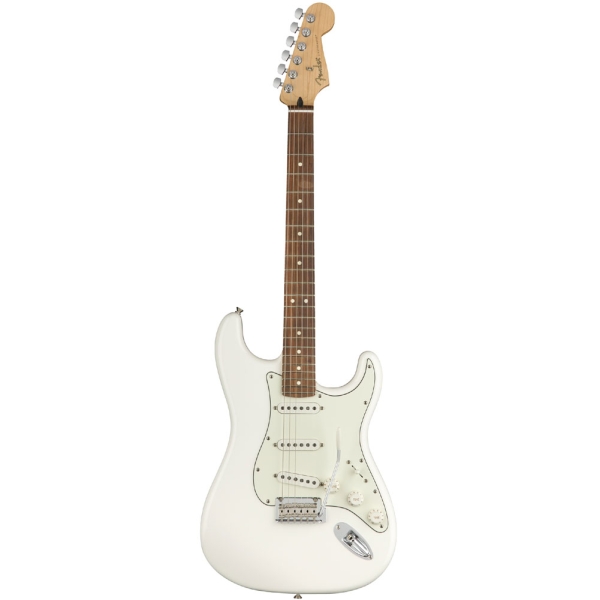 Fender Player Stratocaster Pau Ferro Fingerboard SSS Electric Guitar with Gig Bag Polar White 0144503515