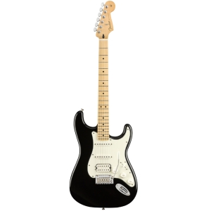 Fender Player Stratocaster Maple Fingerboard HSS Electric Guitar with Gig Bag Black 0144522506