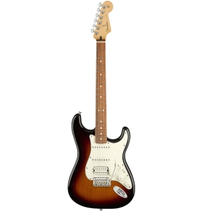 Fender Player Stratocaster Pau Ferro Fingerboard HSS Electric Guitar with Gig Bag 3-Tone Sunburst 0144523500