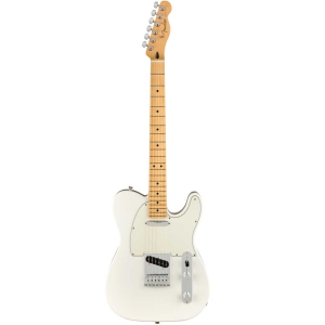 Fender Player Telecaster Maple Fingerboard SS Electric Guitar with Gig Bag Polar White 0145212515