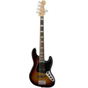 Fender American Elite Jazz Bass Ebony 5 String 3TS 0197101700