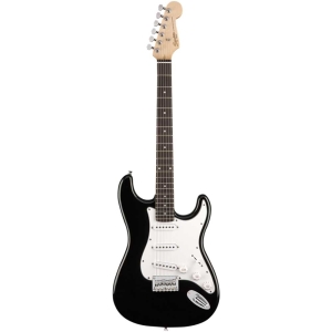 Fender Squier MM Stratocaster Hard Tail SSS LRL BLK 0370910506 Electric Guitar