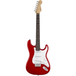 Fender Squier MM Stratocaster Hard Tail SSS LRL Red 0370910558 Electric Guitar
