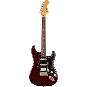 Fender Squier Classic Vibe 70s Stratocaster Indian Laurel Fingerboard HSS Electric Guitar with Gig Bag Walnut 0374024592