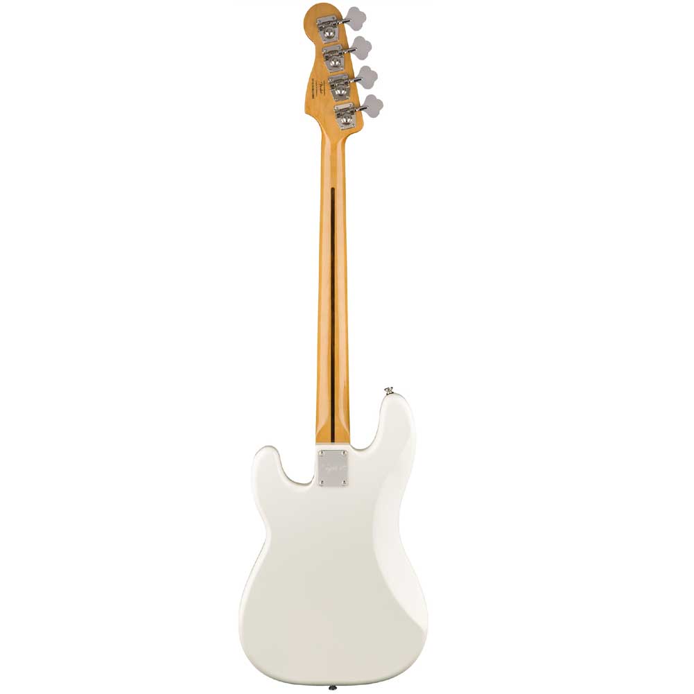 Fender Squier Classic Vibe 60s Precision Bass Indian Laurel Fingerboard Bass Guitar 4 String with Gig bag Olympic White 0374510505