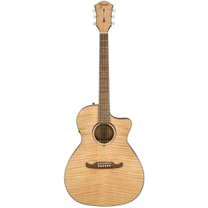 Fender FA-345CE NAT Auditorium Cutaway Ltd Edition Electro Acoustic Guitar with Gig Bag Natural 0971343021