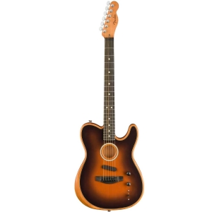 Fender American Acoustasonic Telecaster Ebony Sunburst 0972013232 Electric Guitar