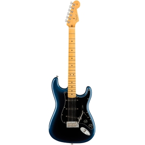 Fender American Professional II Stratocaster Maple Fingerboard SSS Electric Guitar with Deluxe Molded Case Dark Night 0113902761