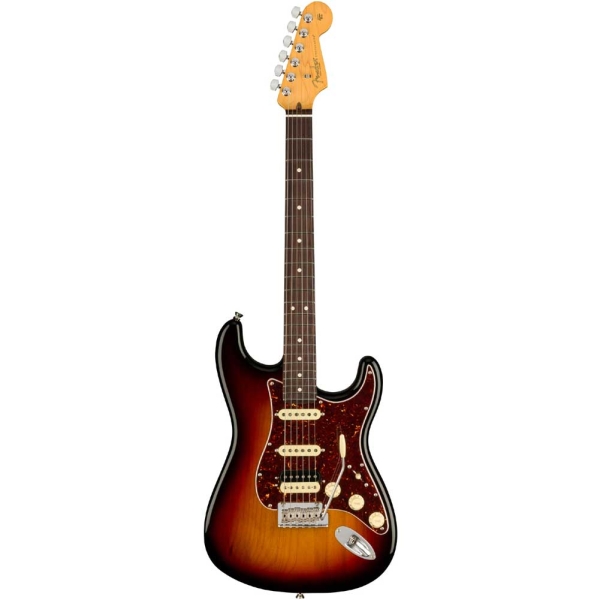 Fender American Professional II Stratocaster Rosewood Fingerboard HSS Electric Guitar with Deluxe Molded Case 3-Color Sunburst 0113910700