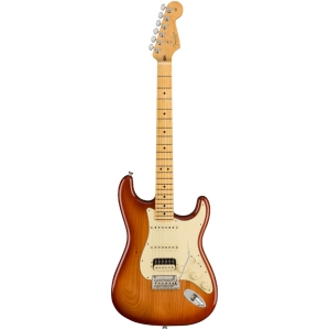 Fender American Professional II Stratocaster Maple Fingerboard HSS Electric Guitar with Deluxe Molded Case Sienna Sunburst 0113912747