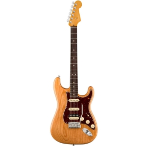 Fender American Ultra Stratocaster Rosewood Fingerboard HSS with Elite Molded Hardshell Case Aged Natural 0118020734