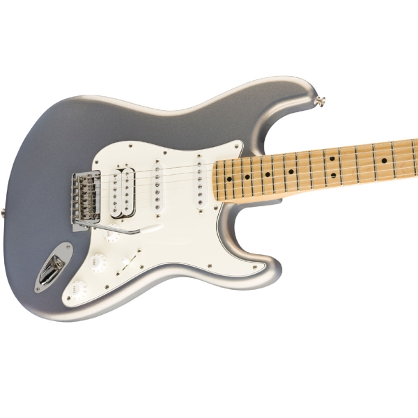Fender Player Stratocaster Maple Fingerboard HSS Electric Guitar with Gig Bag Silver 0144522581