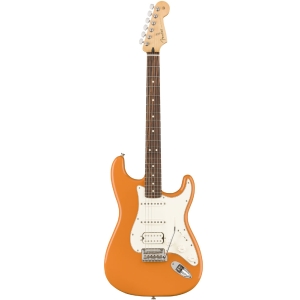 Fender Player Stratocaster Pau Ferro Fingerboard HSS Electric Guitar with Gig Bag Capri Orange 0144523582
