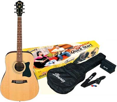 Ibanez V54NJP OPN Jampack Acoustic Dreadnought Guitar Pack