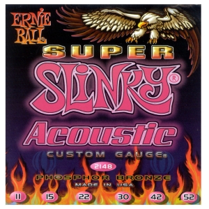 Ernie Ball Super Slinky Acoustic Phosphor Bronze 11-52 EBL-P02148