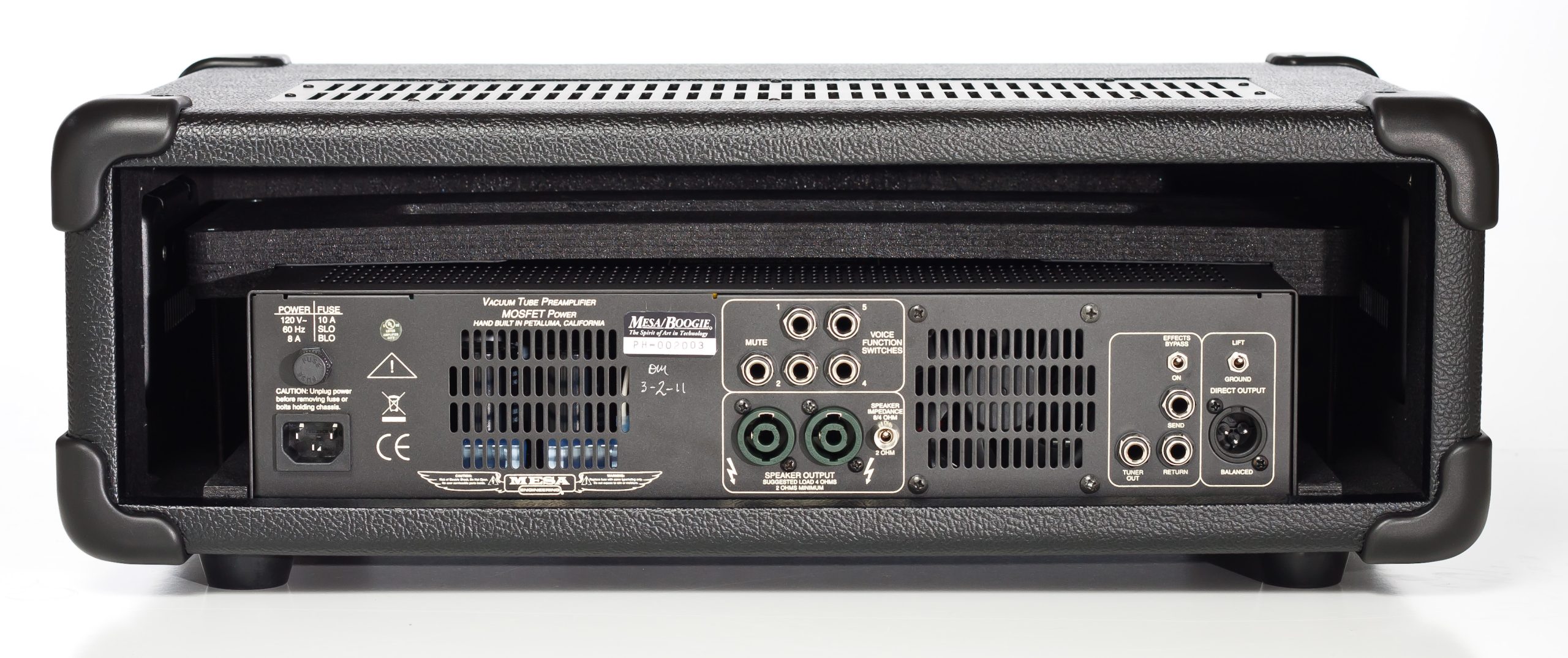 Mesa Boogie M6 Carbine Head 2FM6XAA Bass Amplifier Musicians Cart