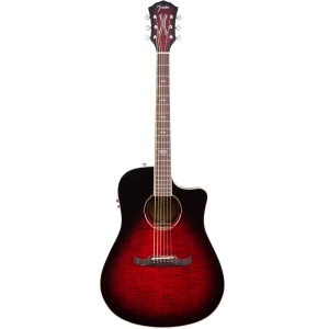Fender T-Bucket 300CE - TCS Flame Maple Semi Acoustic Guitar-0969089075