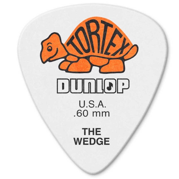 Dunlop Tortex Wedge Pick 424R.60mm 72 Pcs Player's Pack picks