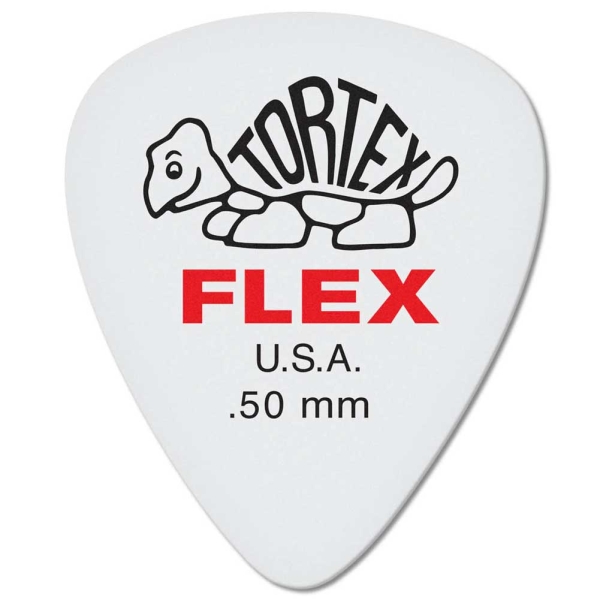 Dunlop Tortex Flex Standard Pick 428R.50mm 72 Pcs Player's Pack picks
